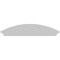 Ekena Millwork Arched Architectural Grade PVC Pediment, 60"W x 14"H x 2-3/4"P PEDP060X140ARD00 - alternate 4